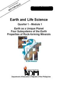 earth and life science module for the new normal