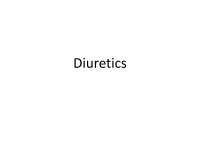 Diuretics... D Pharmacy 2nd year pharmaceutical chemistry-II book vallabh prakasan of the day Richa and the Emerging markets