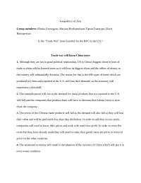 Geopolitics of the US-China Trade War: Impacts and Consequences
