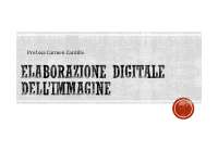 elaborazione digitale dell’immagine