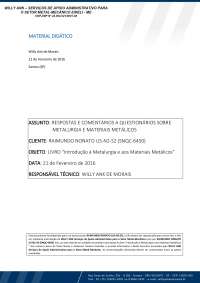 metalurgia e materiais