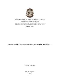 Corpo Gay: História e Expressão Artística