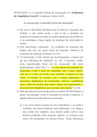 A Enunciação: O Ato de Comunicar pela Linguagem