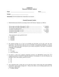 Financial management - Docsity