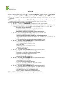Lista Exercicios - Power Point