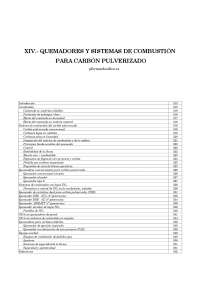 CARBON PULVERIZADO EN QUEMADORES