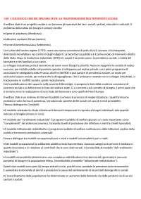 La Rete Dei Servizi Alla Persona. POLITICA SOCIALE. Università Roma Tre