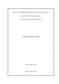 O Sudão  nos séculos XVI-XVIII