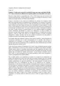 Examen Junio de Historia de Europa II