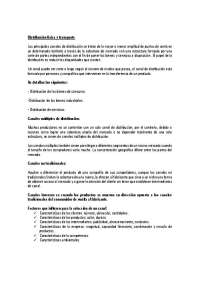 Distribución Física y Transporte: Canales, Funciones y Tecnologías