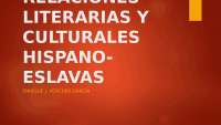 Relaciones culturales hispano eslavas