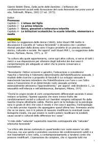 Riassunto di Dalla Parte delle bambine, Gianini Belotti Elena, edizione 2002