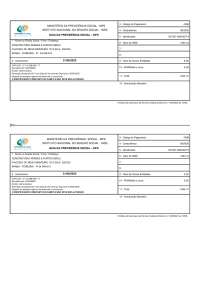 relatorio modelo de restrição inss