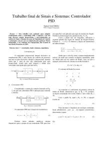 Estudo do Controlador PID: Características, Parâmetros e Gráficos