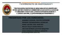 ESPECIFICACIONES Y DESCRIPCION DEL TUNEL DE YANANGO - Docsity