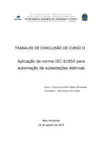 Norma IEC-61850: Padronização de Comunicação em Subestações