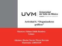 Actividad 6. “Organizadores gráficos”
