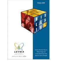 Cartilha para identificação da Dislexia