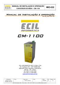 Manual Conversor de Midia