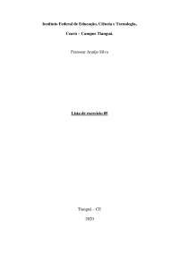 trabalho de circuitos digitais