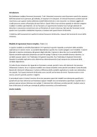 Sbobinatura prime 5 lezioni Econometria Avanzata Cagliari EFPP
