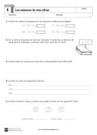 Repaso matematicas 3º primaria sm - Docsity