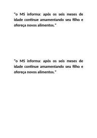 cartaz sobre formulas infantis MS