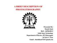 Lithography processes