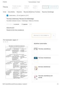 Técnicas Anestésicas em Odontologia: Um Guia Completo