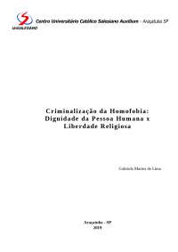 Criminalização da Homofobia