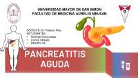 Pancreatitis aguda CIRUGIA UMSS