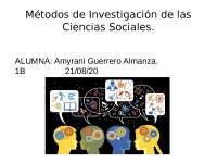 métodos de estudio de las ciencias sociales