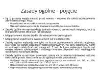 Zasady ogólne postępowania administracyjnego 