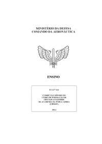 Currículo do curso de oficiais aviadores