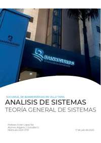 Teoria general de sistemas aplicado a análisis de empresa