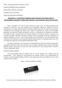 Pesquisa sistemas microprocessados