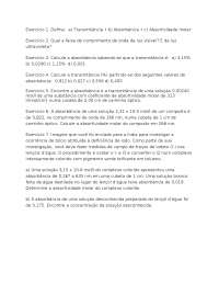 Resolucao de exercicios de quimica fisica