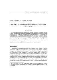 WITAMINA B12 - budowa, biosynteza, funkcje i inne