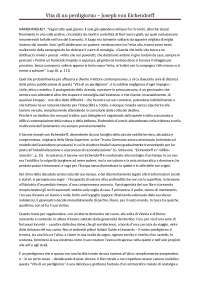 Vita di un perdigiorno Joseph von Eichendorff Docsity