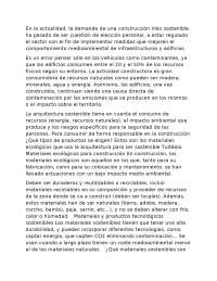 Arquitectura Sostenible: Materiales Ecológicos y Definición