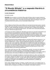 Literatura e Guerra: Estudo da Resposta Histórica na Poesia de Murilo Marcondes.