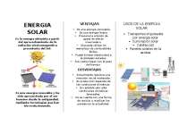 TRIPTICO DE ENERGIA SOLAR