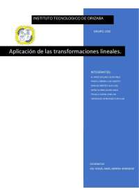 Aplicación de Transformaciones Lineales: Reflexión y Expansión