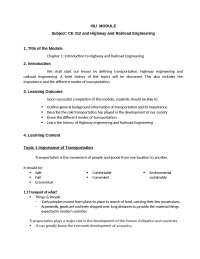 HISTORY OF HIGHWAY ENGINEERING