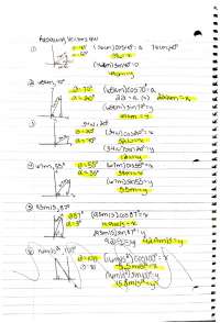 Examples of Resolving Vectors - Docsity