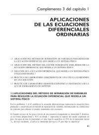 Aplicaciones de las Ecuaciones Diferenciales Ordinarias: Ejercicios Resueltos