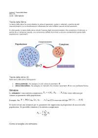Teoria della Stima: Proprietà dei Stimatori e Test Statistici