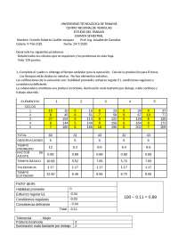 estudio de trabajo semestral