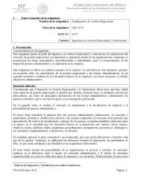 Fundamentos de Gestión Empresarial: Plan de Estudios para Ingeniería