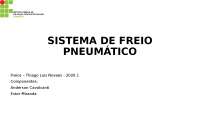 Sistema de freio pneumático